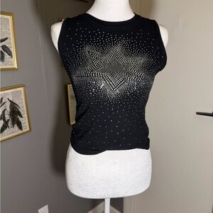 Cider Black Muscle Tee with Starry‎ Design